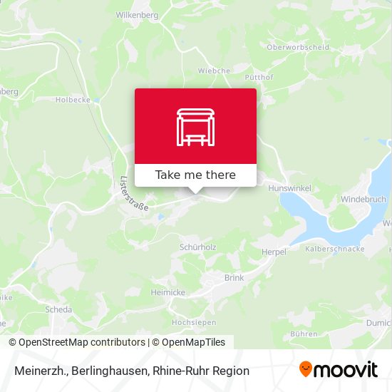 Meinerzh., Berlinghausen map