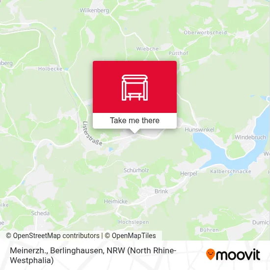 Meinerzh., Berlinghausen map