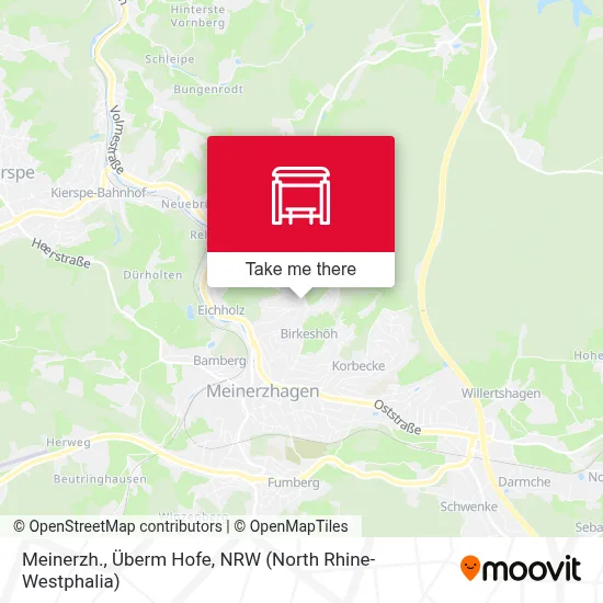 Meinerzh., Überm Hofe map