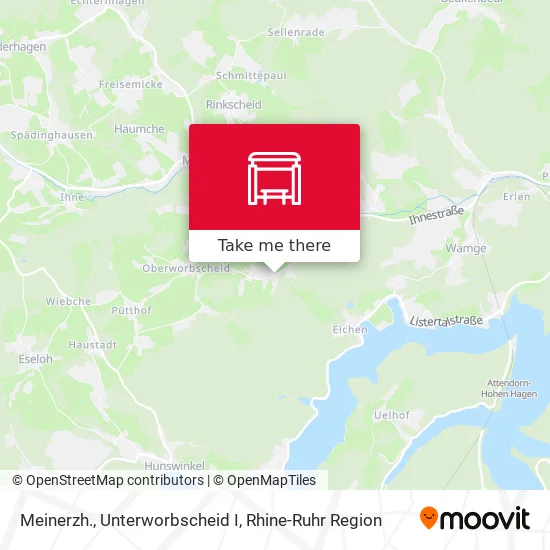 Карта Meinerzh., Unterworbscheid I