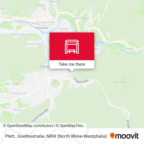 Plett., Goethestraße map