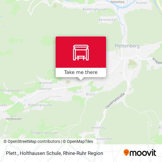 Plett., Holthausen Schule map