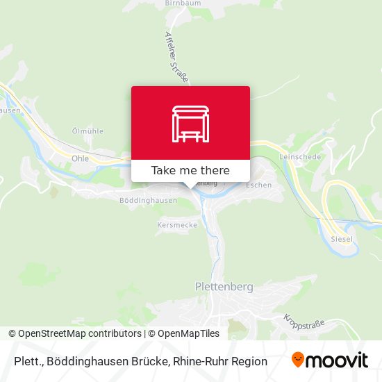 Plett., Böddinghausen Brücke map