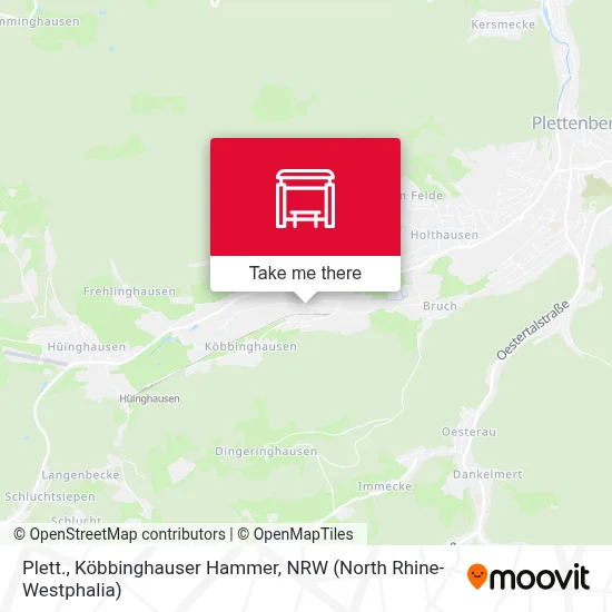Plett., Köbbinghauser Hammer map
