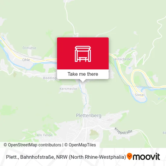 Plett., Bahnhofstraße map