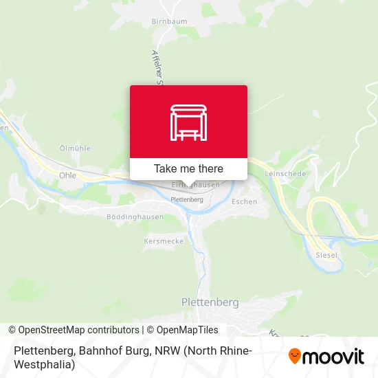 Plettenberg, Bahnhof Burg map