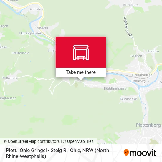 Plett., Ohle Gringel - Steig Ri. Ohle map