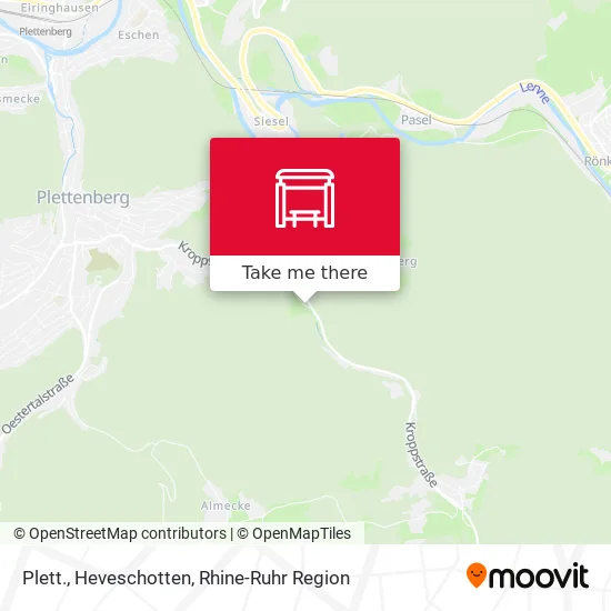 Карта Plett., Heveschotten