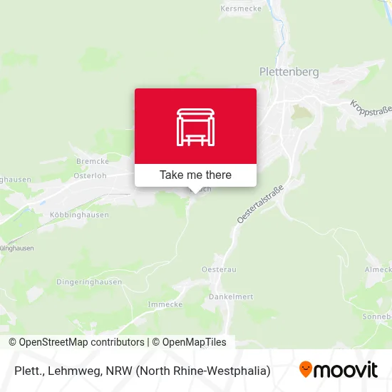 Plett., Lehmweg map