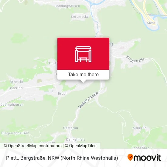 Plett., Bergstraße map