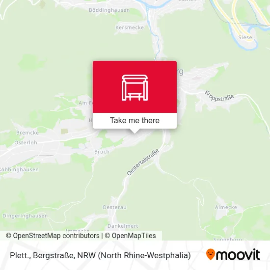 Plett., Bergstraße map