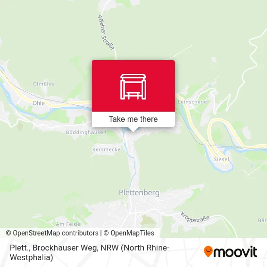 Plett., Brockhauser Weg map