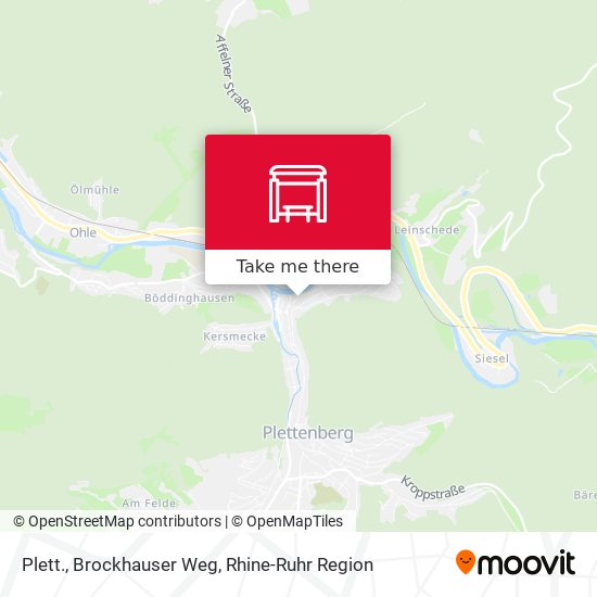 Plett., Brockhauser Weg map