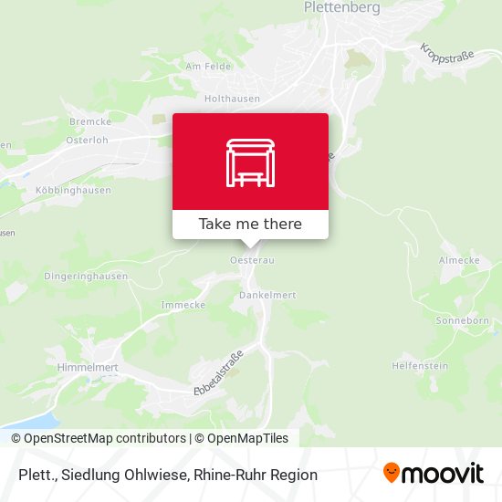 Plett., Siedlung Ohlwiese map