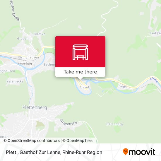 Plett., Gasthof Zur Lenne map