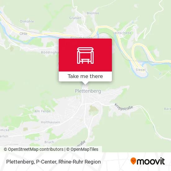 Карта Plettenberg, P-Center