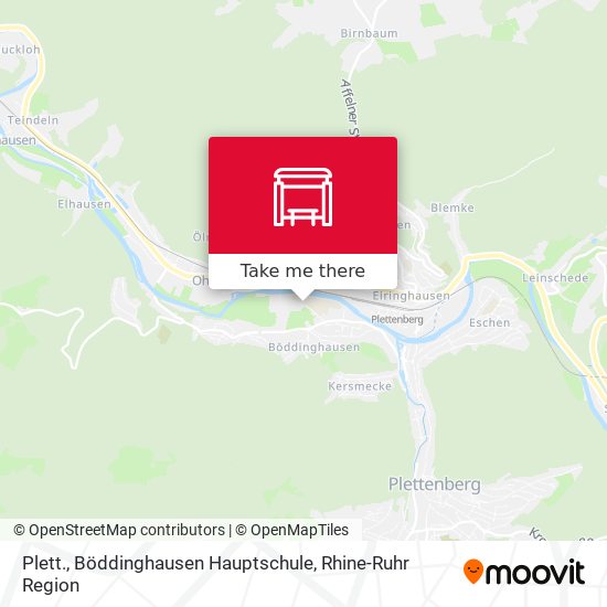 Plett., Böddinghausen Hauptschule map