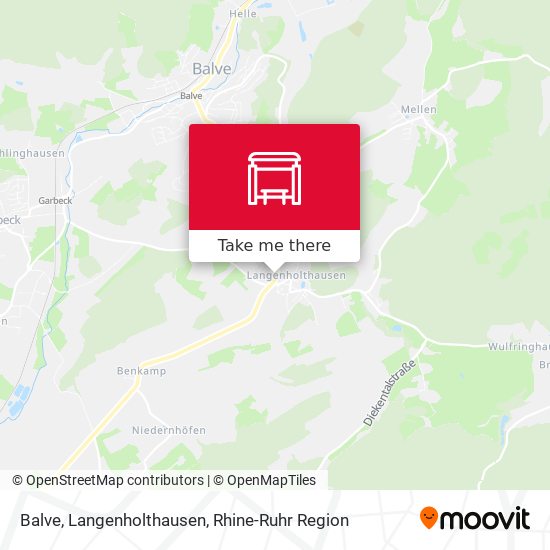 Balve, Langenholthausen map