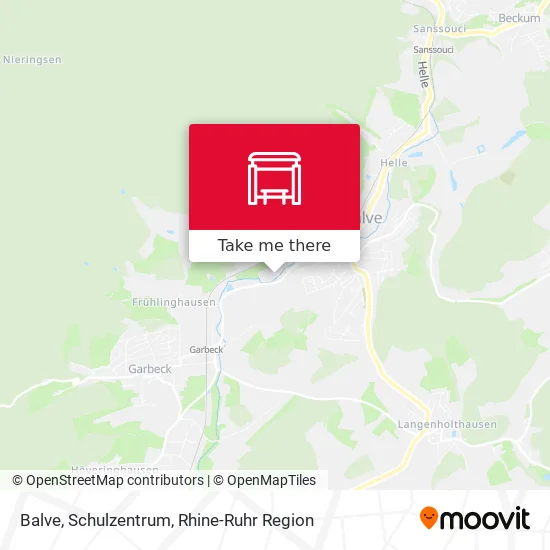 Карта Balve, Schulzentrum