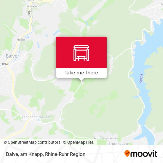 Карта Balve, am Knapp