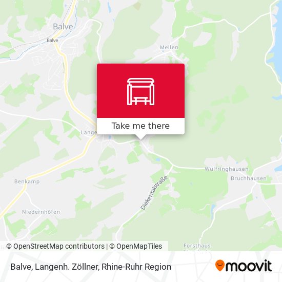 Balve, Langenh. Zöllner map