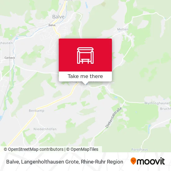 Карта Balve, Langenholthausen Grote