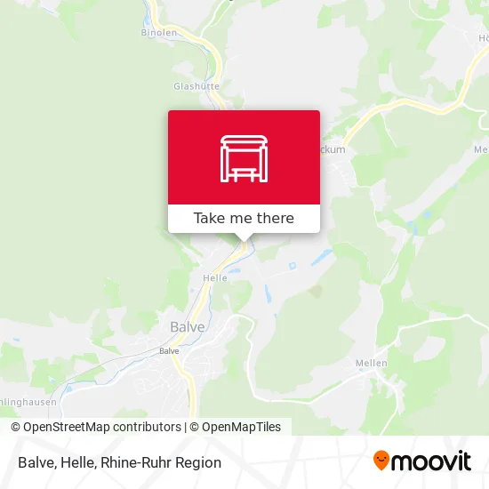 Карта Balve, Helle