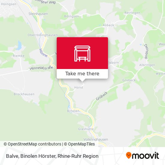 Balve, Binolen Hörster map