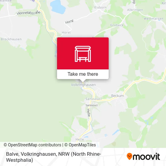 Balve, Volkringhausen map
