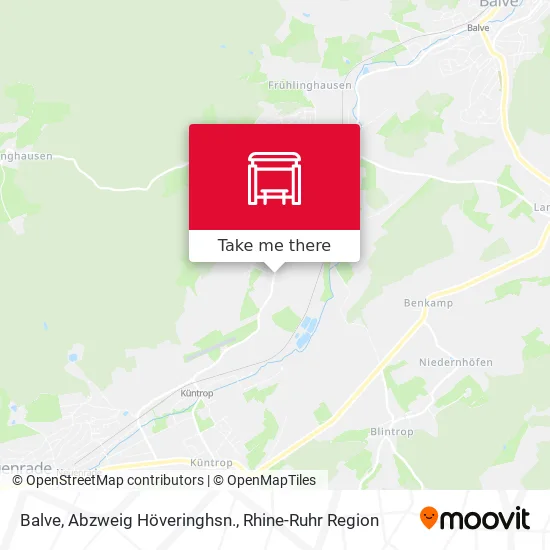 Карта Balve, Abzweig Höveringhsn.