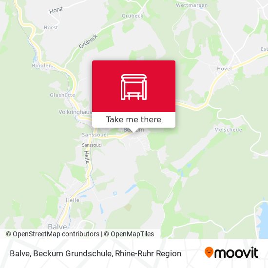 Balve, Beckum Grundschule map