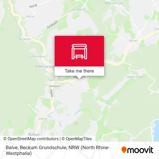 Balve, Beckum Grundschule map