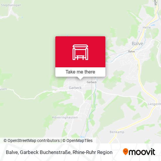 Balve, Garbeck Buchenstraße map