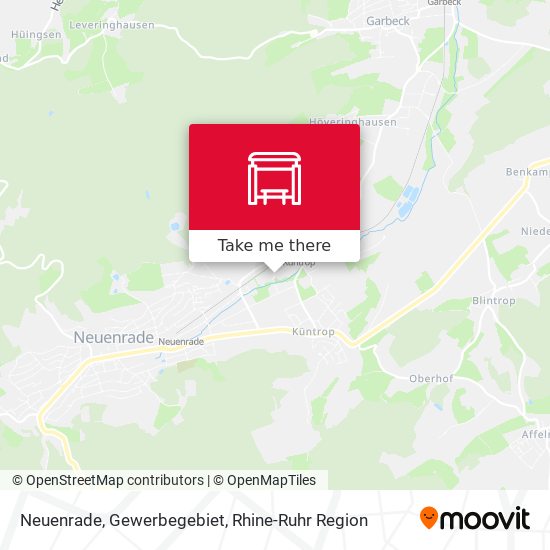 Neuenrade, Gewerbegebiet map