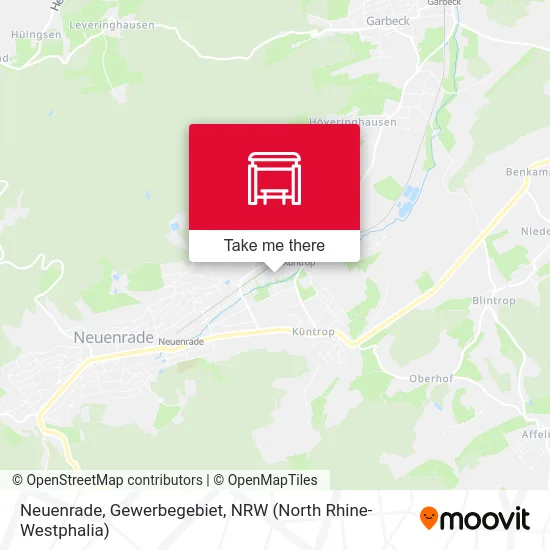 Neuenrade, Gewerbegebiet map