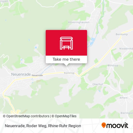 Карта Neuenrade, Roder Weg