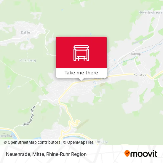 Карта Neuenrade, Mitte