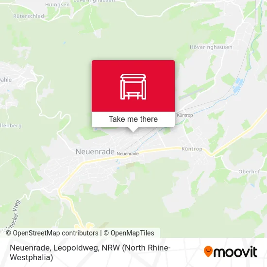 Neuenrade, Leopoldweg map