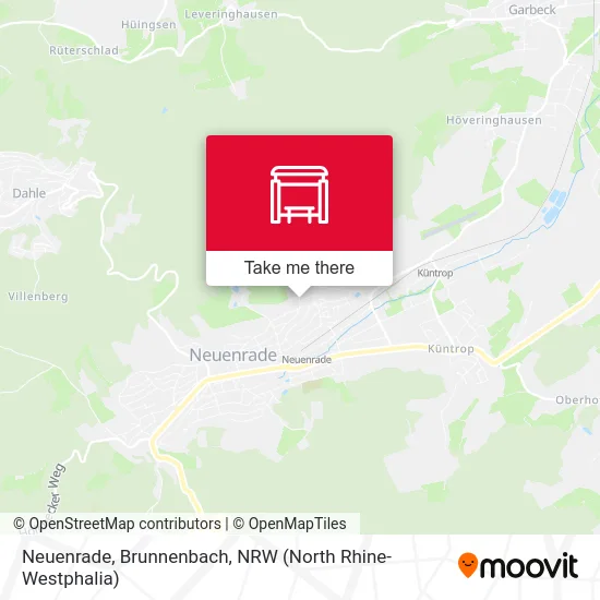 Neuenrade, Brunnenbach map