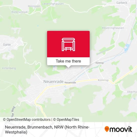 Neuenrade, Brunnenbach map