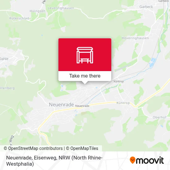 Neuenrade, Eisenweg map