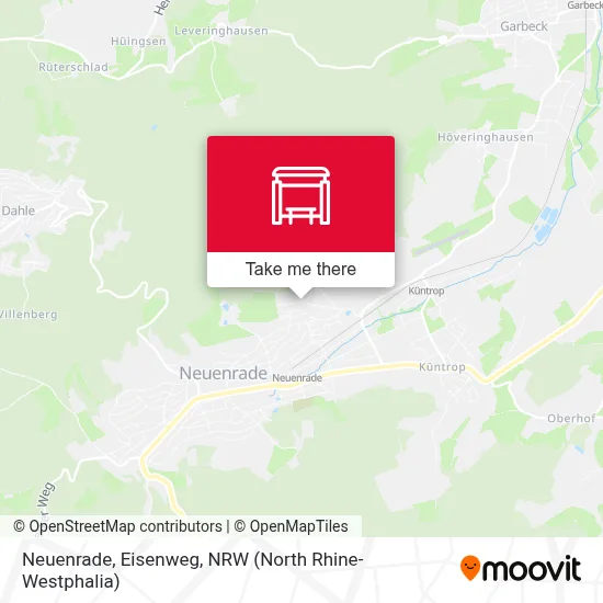 Neuenrade, Eisenweg map