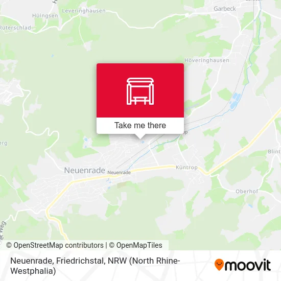 Neuenrade, Friedrichstal map