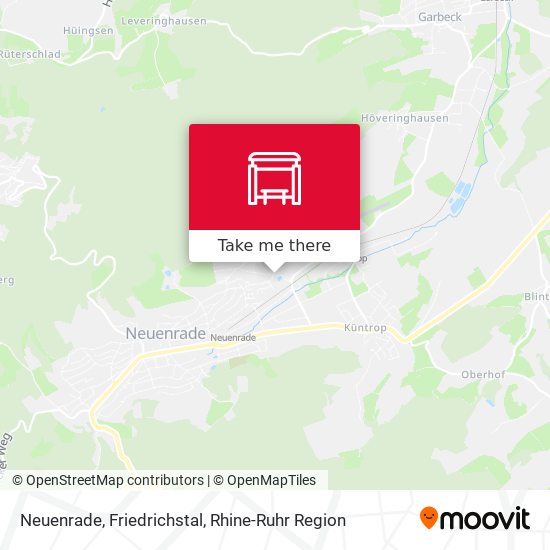 Neuenrade, Friedrichstal map