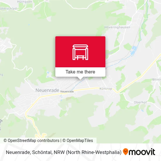 Neuenrade, Schöntal map