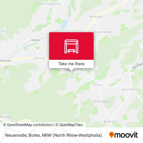 Neuenrade, Borke map