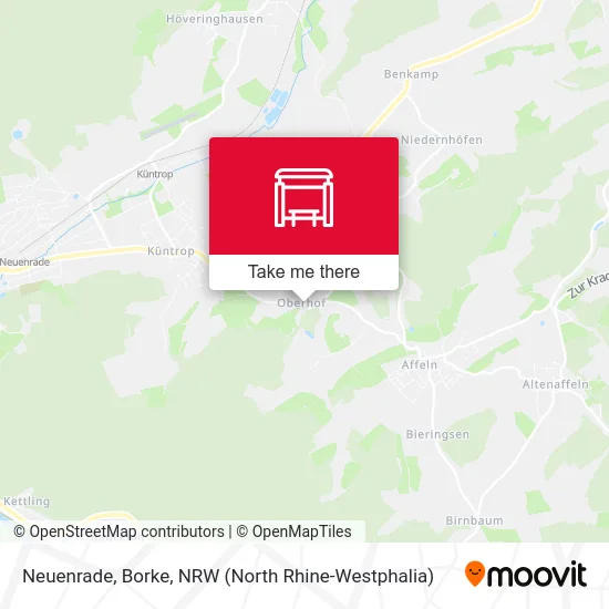 Neuenrade, Borke map