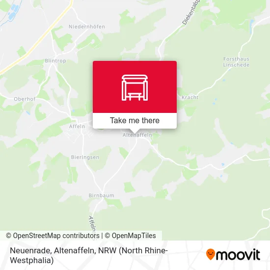 Neuenrade, Altenaffeln map