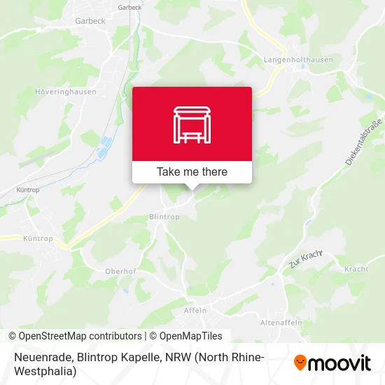 Neuenrade, Blintrop Kapelle map