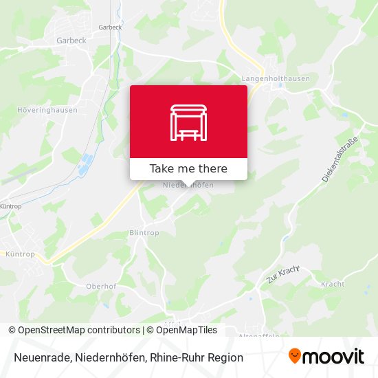 Neuenrade, Niedernhöfen map